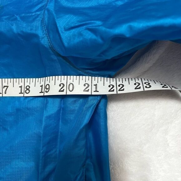 Nike women vintage 80s windbreaker jacket coat lightweight blue - Picture 12 of 12